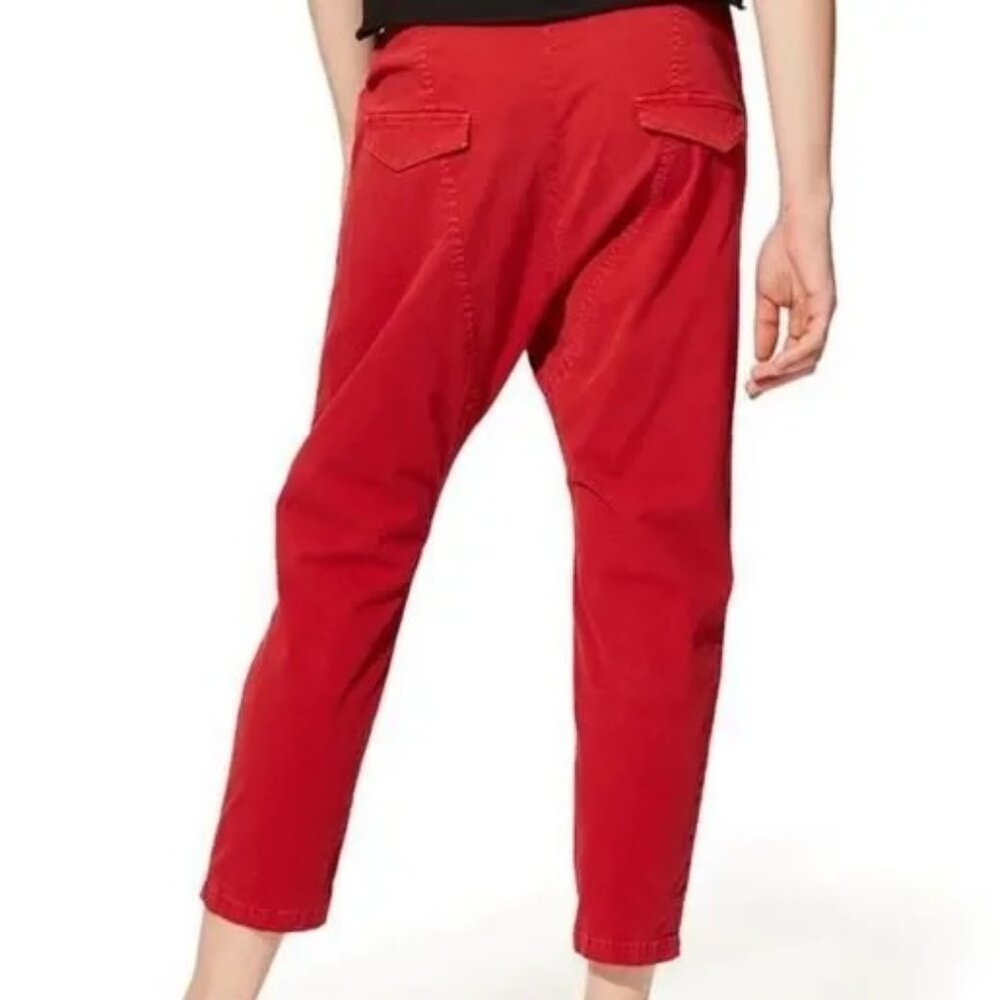 Nili Lotan Paris Pant in Sunkissed Red, Size 4